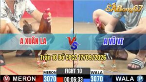 Trận 10 CPC2 17/09/2026 – Anh Xuân Long An Và Anh Vũ Vũng Tàu